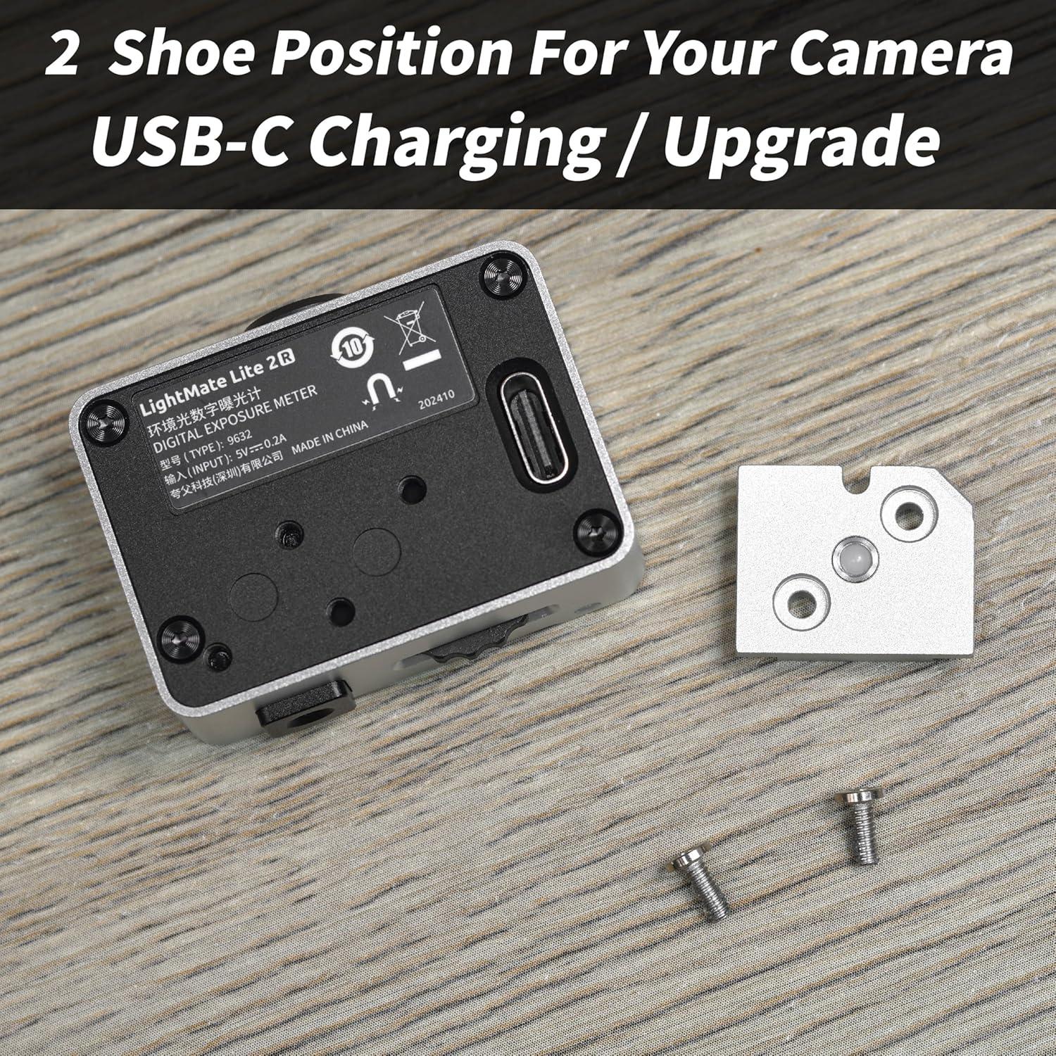 Medidor de Luz LightMate Area 2S con Visor OV-X1 17° Plata