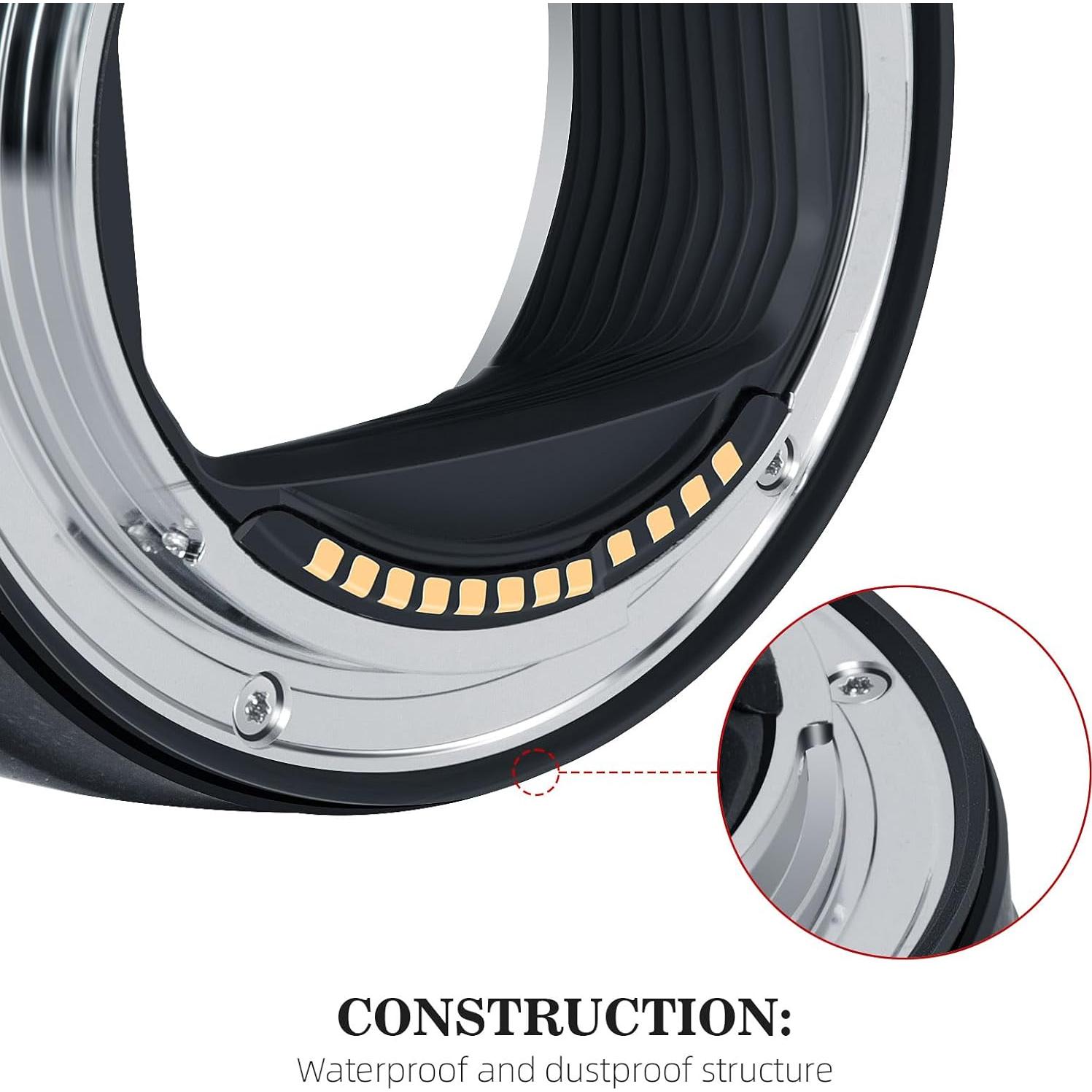 Adaptador de Montura EF-EOS R ALTSON para Lentes Canon EF/EF-S