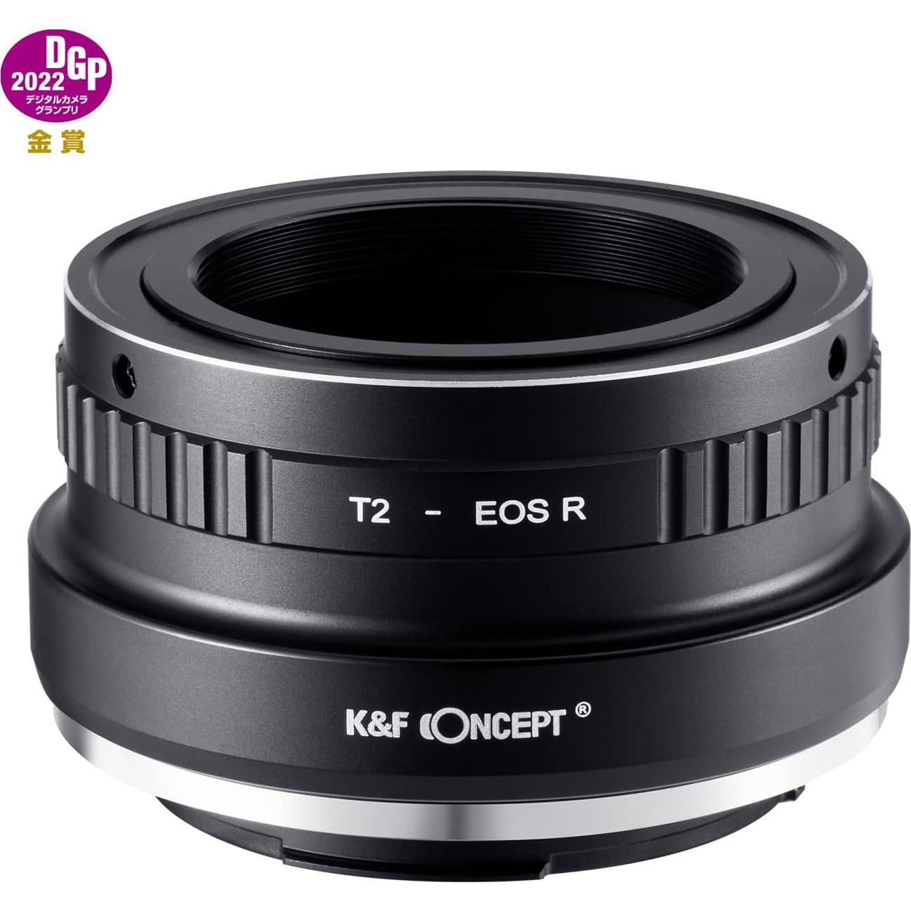 Adaptador de Montura T2 a Canon EOS R K&F Concept Enfoque Manual