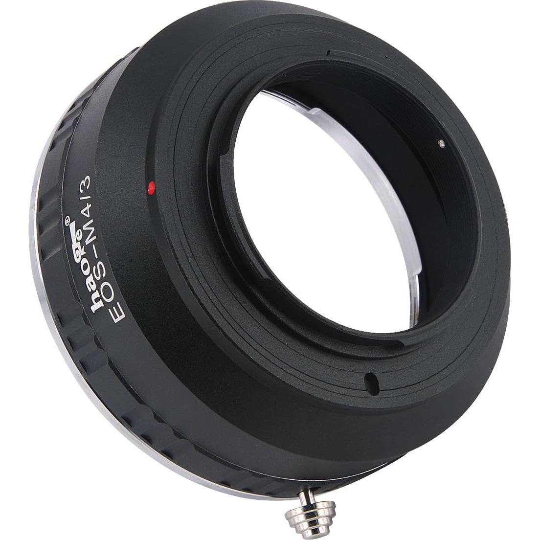 Adaptador de Lente Manual Haoge para Canon EOS EF EF-S a M4/3