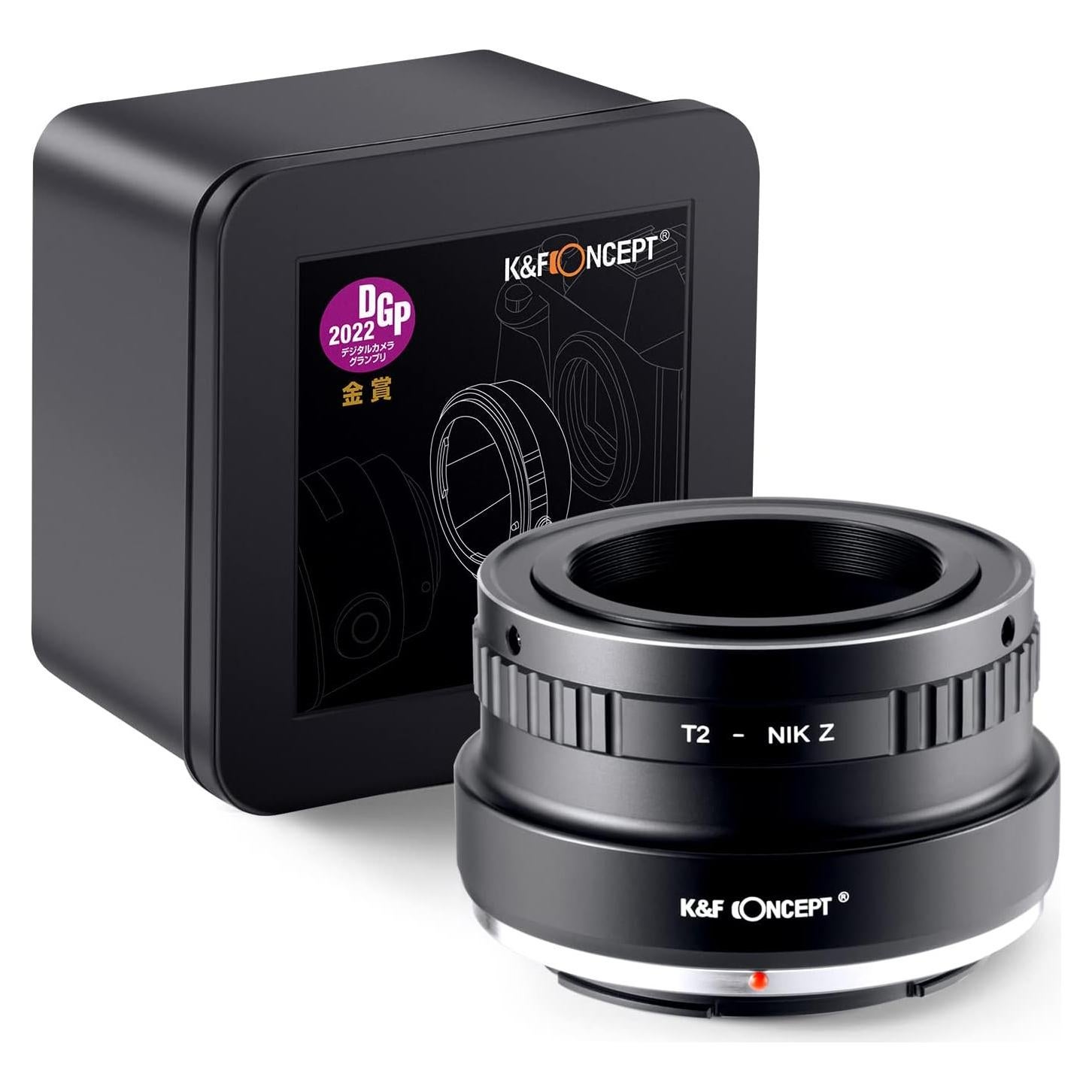 Adaptador de Montura K&F Concept T2-NIK Z para Lentes SLR