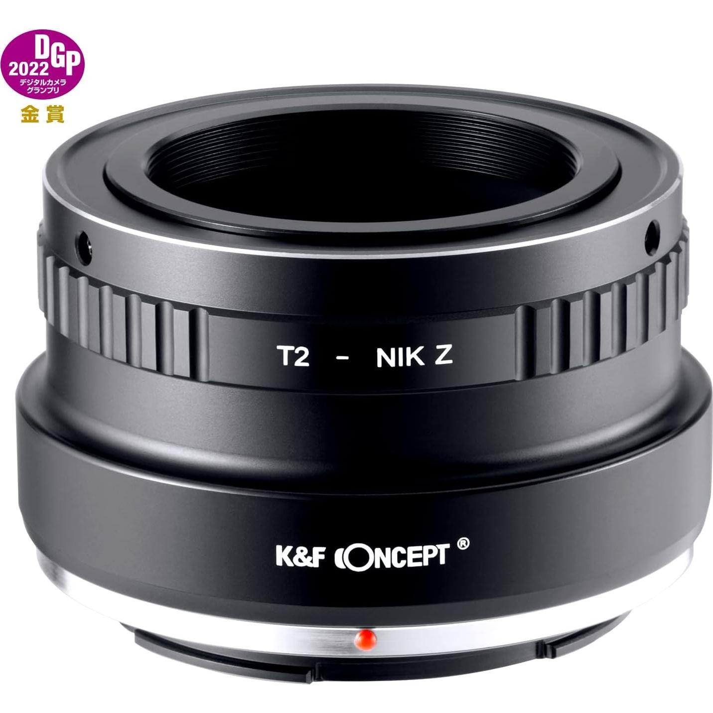 Adaptador de Montura K&F Concept T2-NIK Z para Lentes SLR