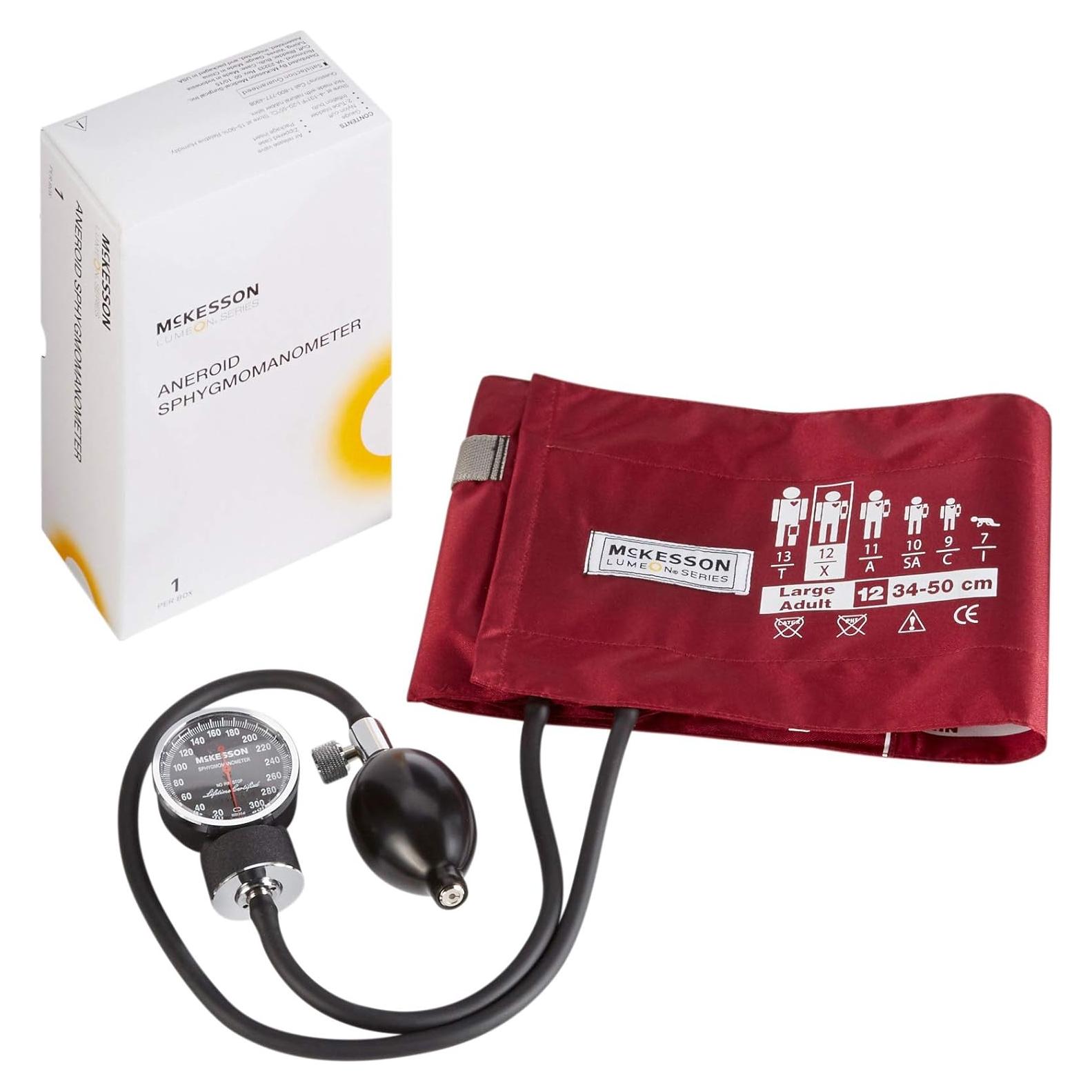 Esfigmomanómetro Aneroid McKesson - Manguito Grande 34-50 cm