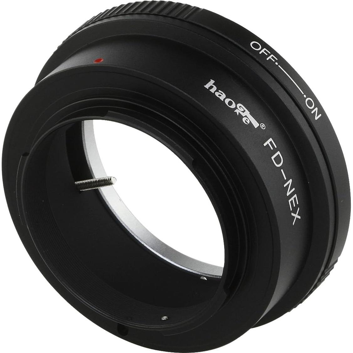 Adaptador de Lente Haoge FD a Sony E - Compatible con A7, a6000