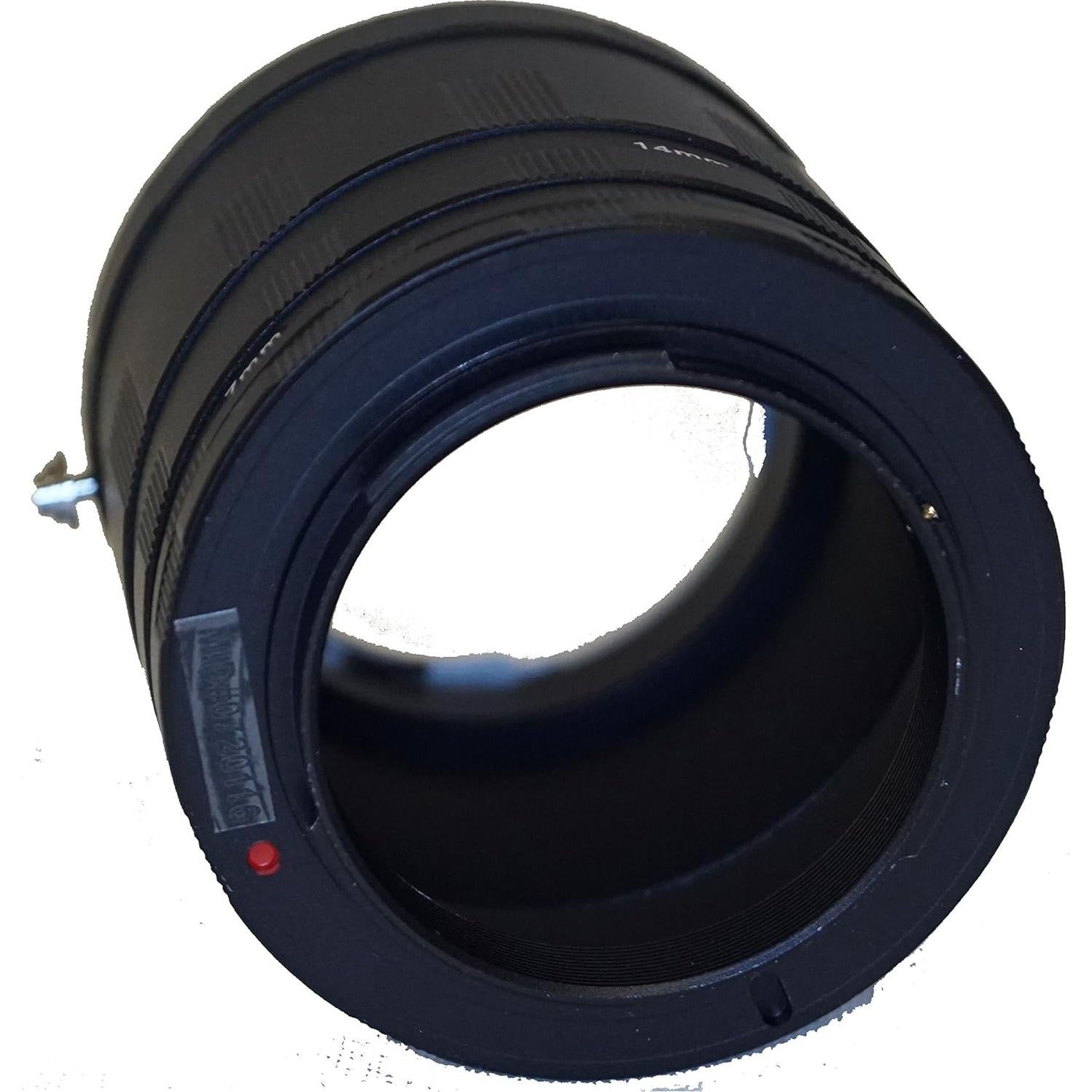 Juego de tubos de extensión macro Vivitar para Canon EOS 7mm 14mm 28mm