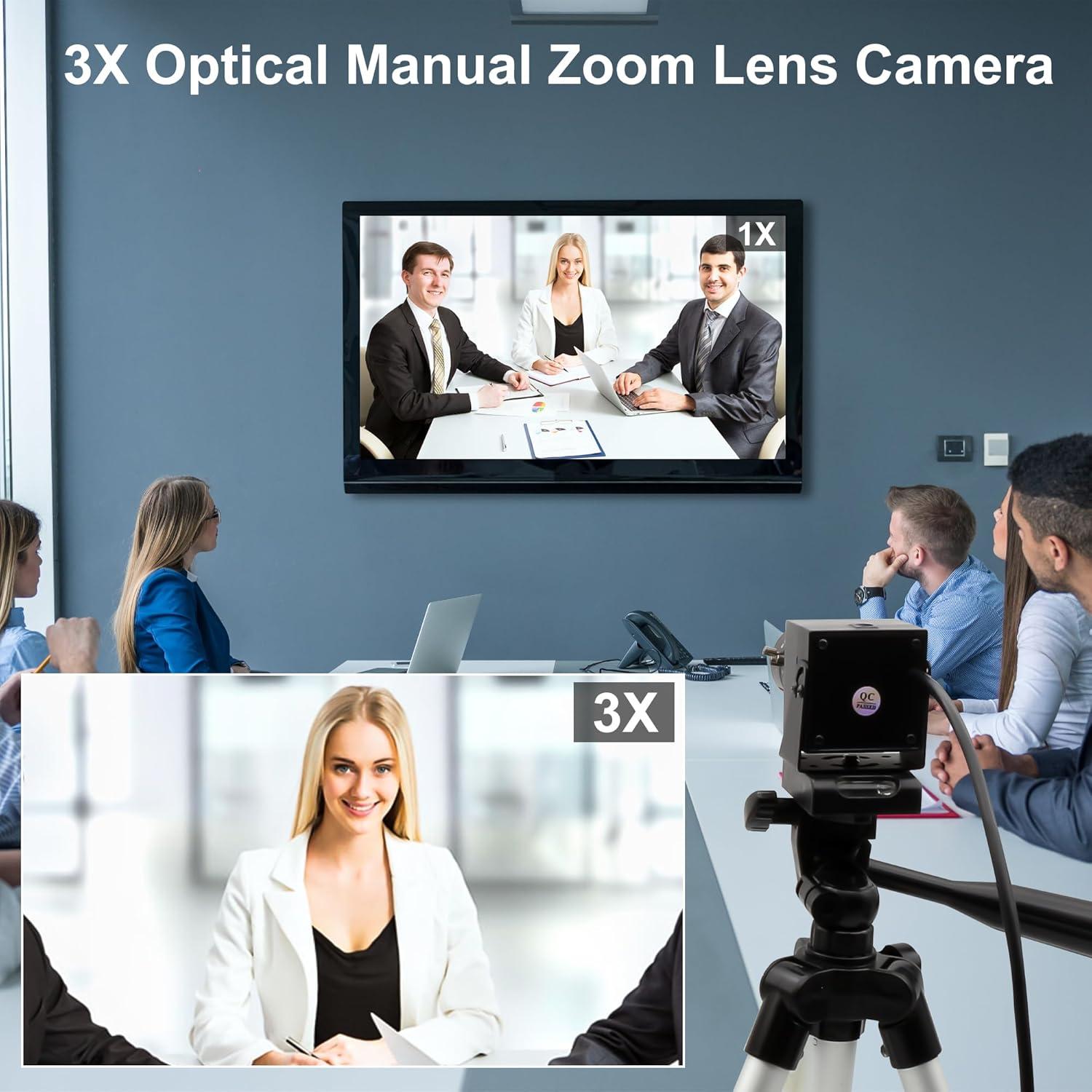 Cámara USB 4K IFWATER 12MP Lente Manual 3.6-10mm 120fps