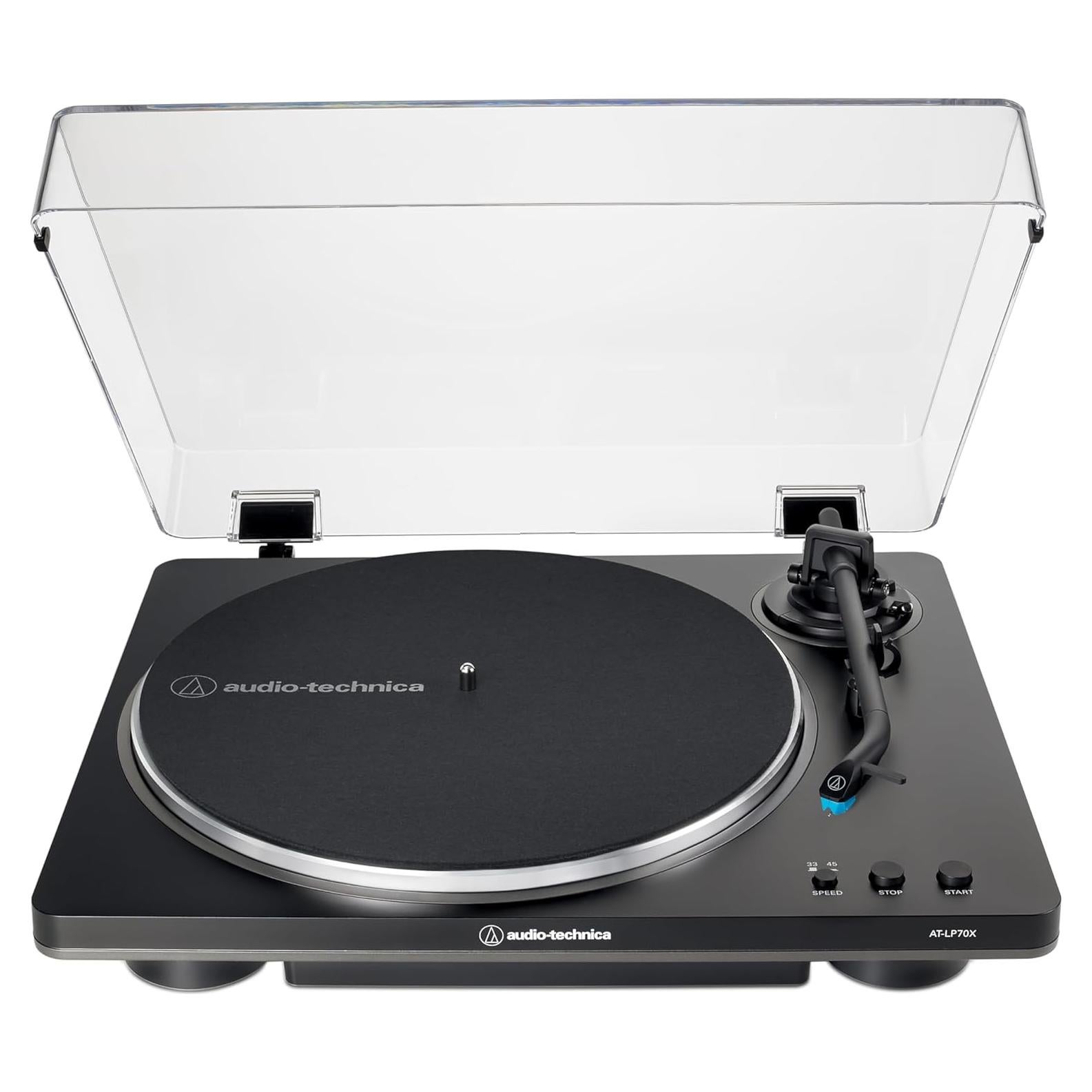 Tocadiscos Automático Audio-Technica AT-LP70X Negro/Gris