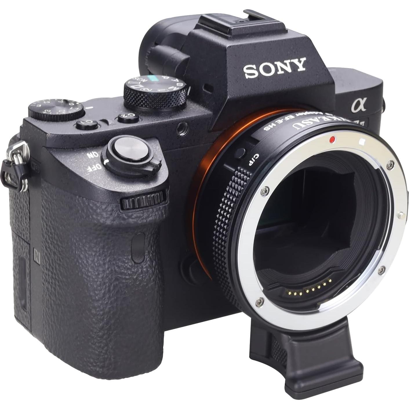 Adaptador de Montura de Lente Canon EF a Sony E YKEASU