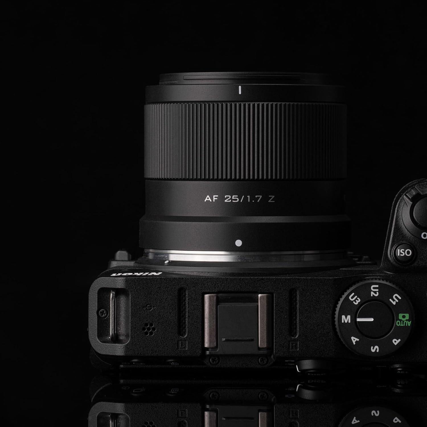 Lente Viltrox 25mm f1.7 para cámaras Nikon Z - Enfoque automático