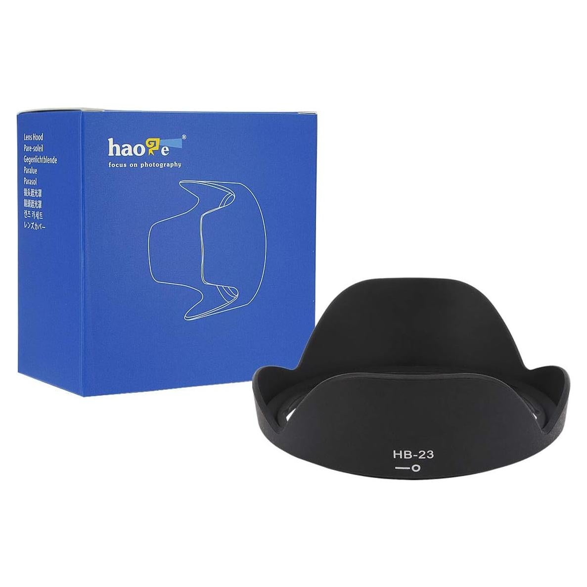Gorro de lente Haoge compatible Nikon HB-23 para Nikkor 16-35mm
