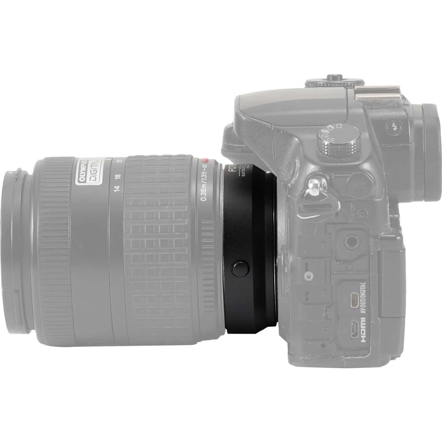 Adaptador Electrónico Enfoque Automático FocusFoto 4/3 a M4/3