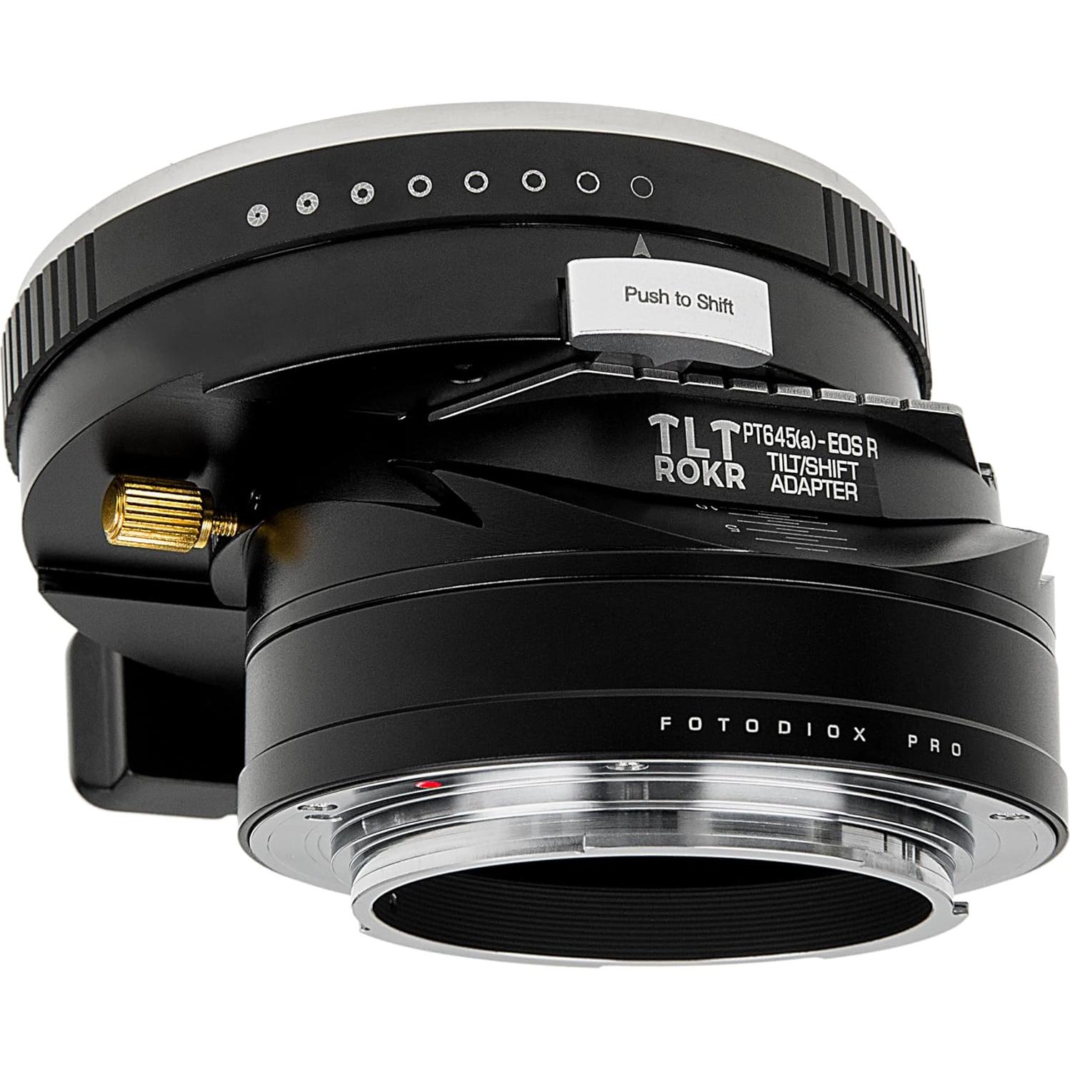 Adaptador Fotodiox Pro TLT ROKR para Lentes Pentax 645 a Canon RF