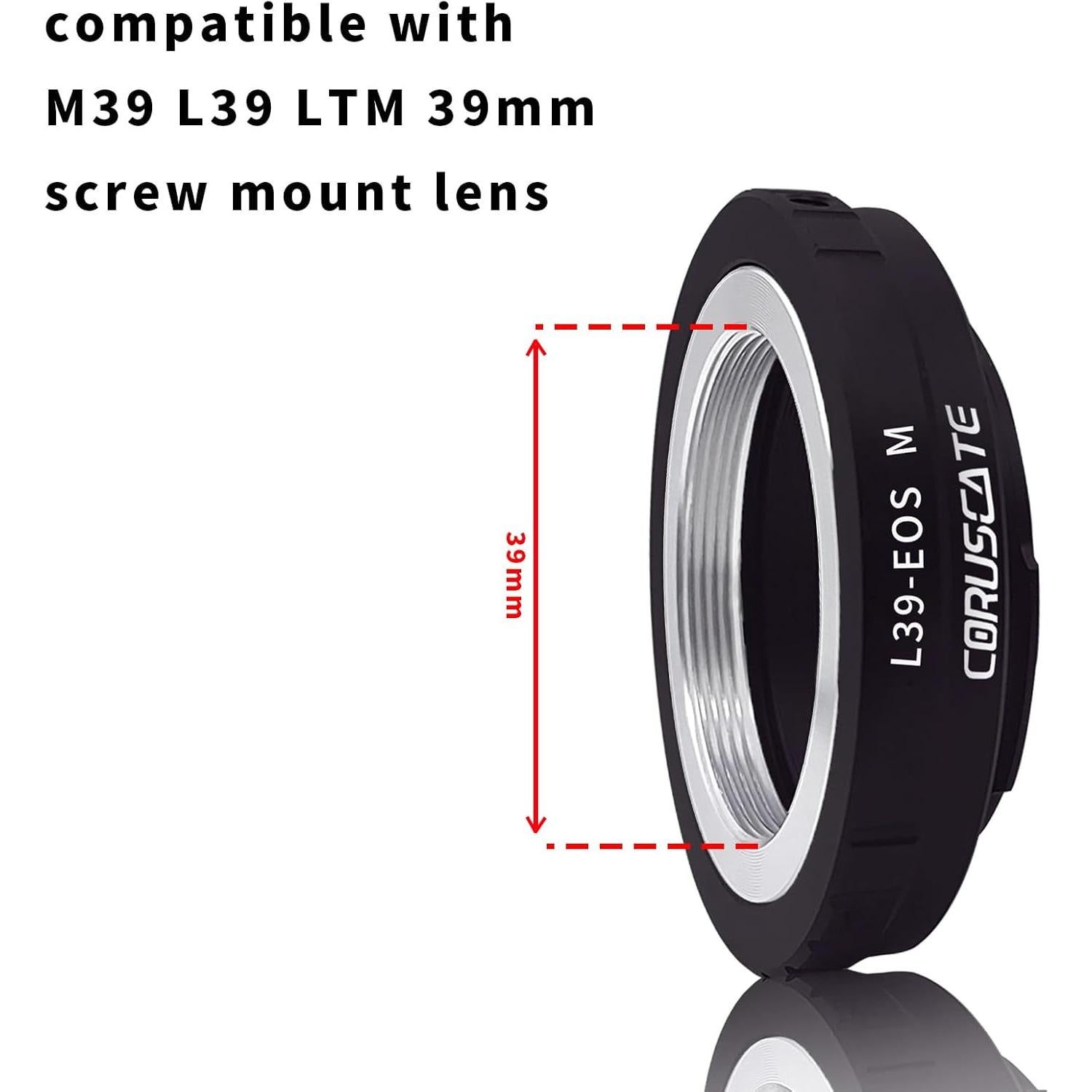 Adaptador de Montura L39 a EF-M Bojun para Lentes Vintage