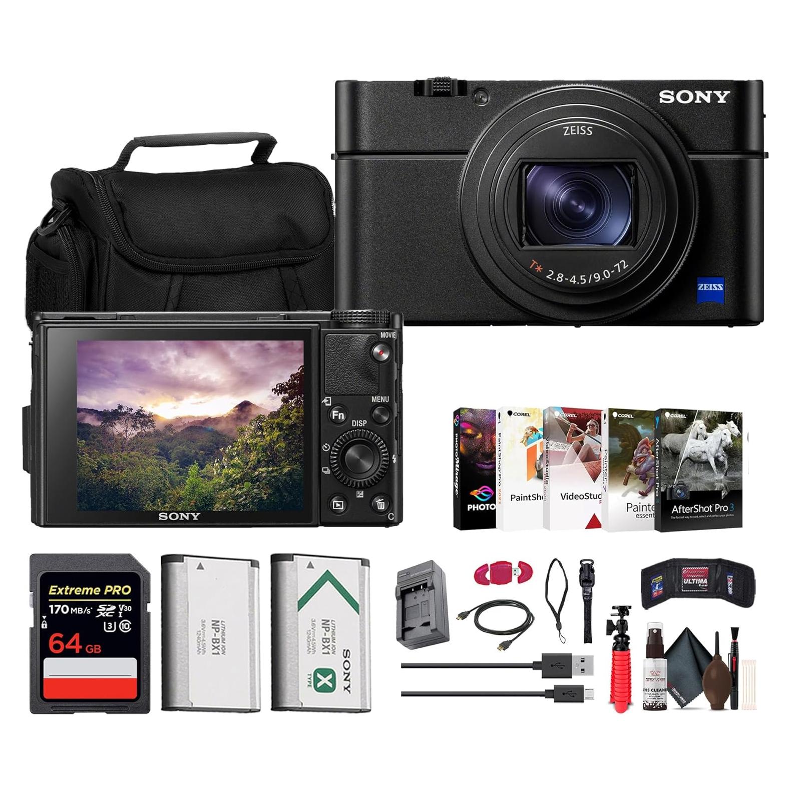 Cámara Digital Sony Cyber-Shot RX100 VII 20.1MP 24-200mm + Accesorios