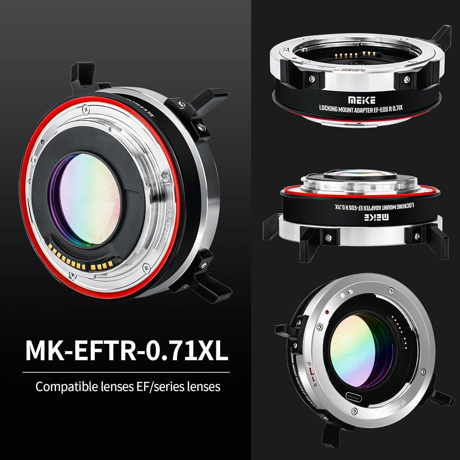 Adaptador de Montura Meike MK-EFTR-071XL Speed Booster 0.71x