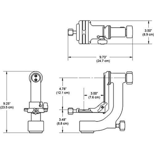 Cabezal Gimbal Wimberley WH-200 para Lentes Telefoto