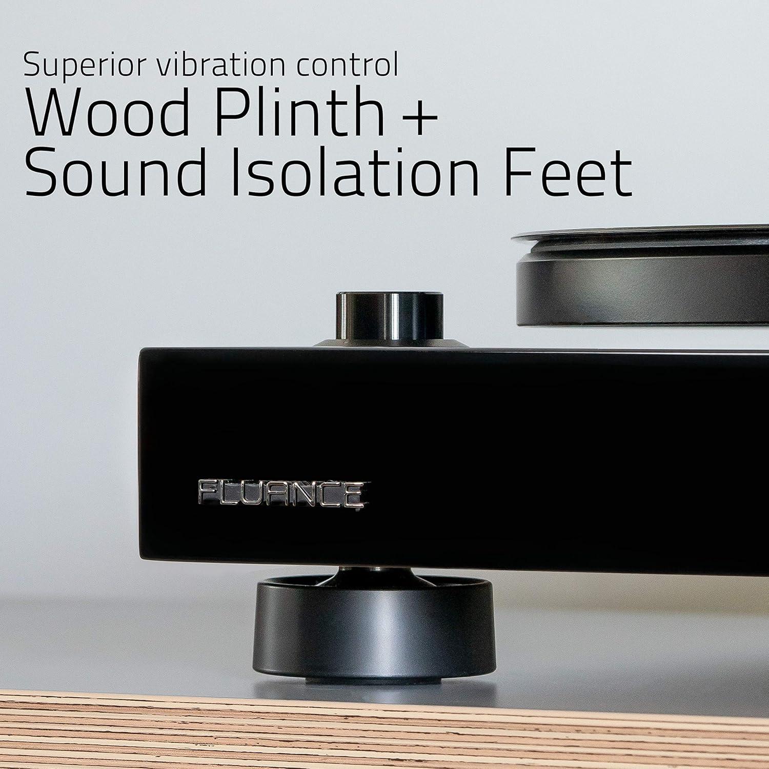 Giradiscos Fluance RT80 con Audio Technica AT91 y Kit de Limpieza