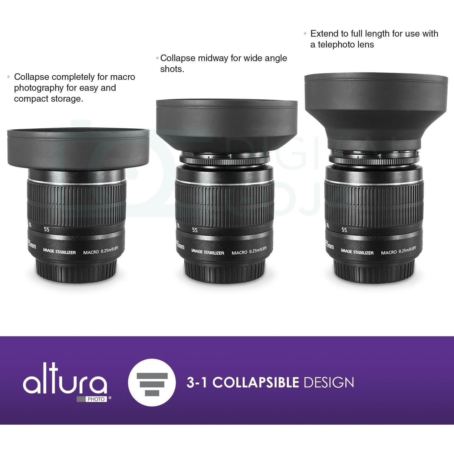 Kit Accesorios para Cámara Digital Canon PowerShot SX50 HS - 58mm