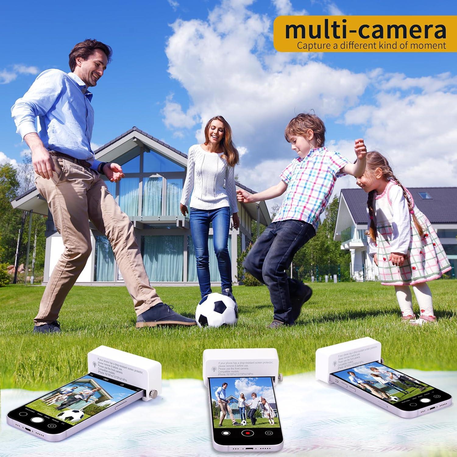 Adaptador de Lente YZS para iPhone 14 Pro/15/15 Pro/16/16 Pro