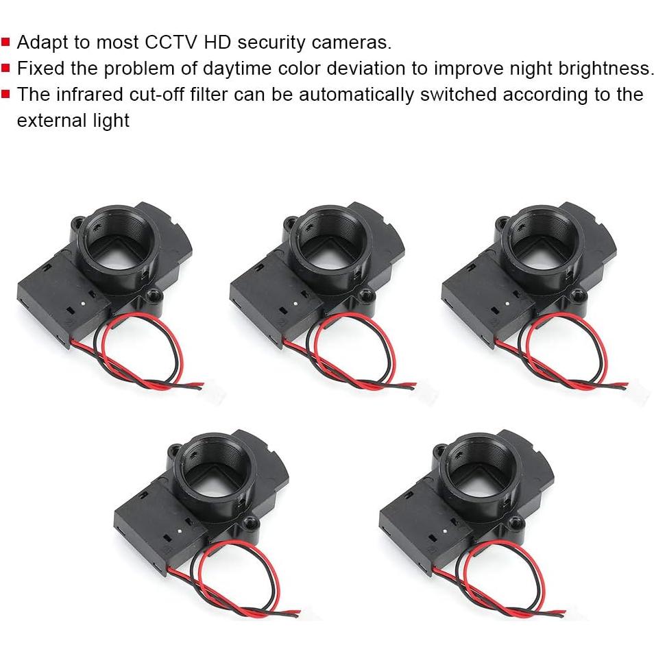 5 Piezas Filtro de Lente IR Cut 5MP Dioche para CCTV
