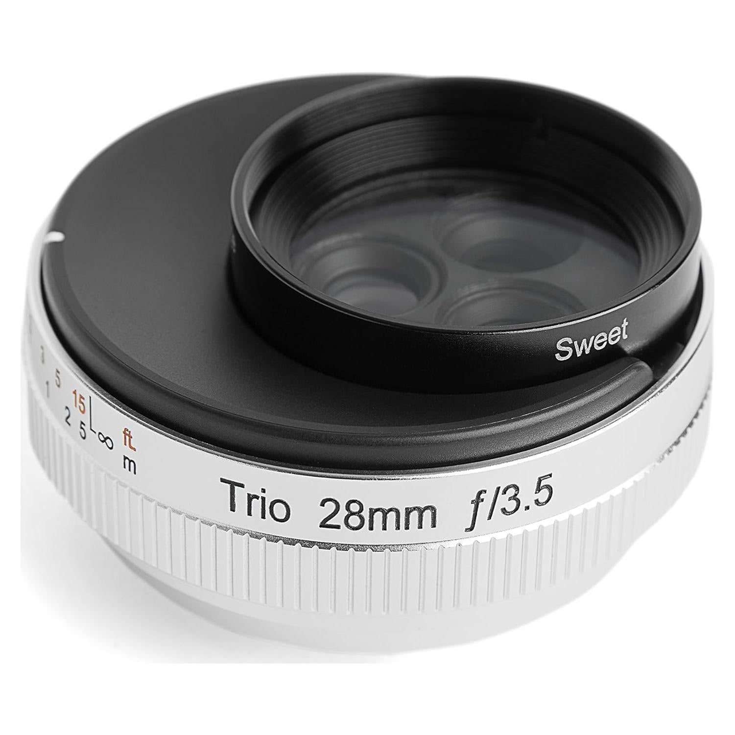 Lente Lensbaby Trio 28mm f/3.5 para Canon RF - Compacto y Creativo