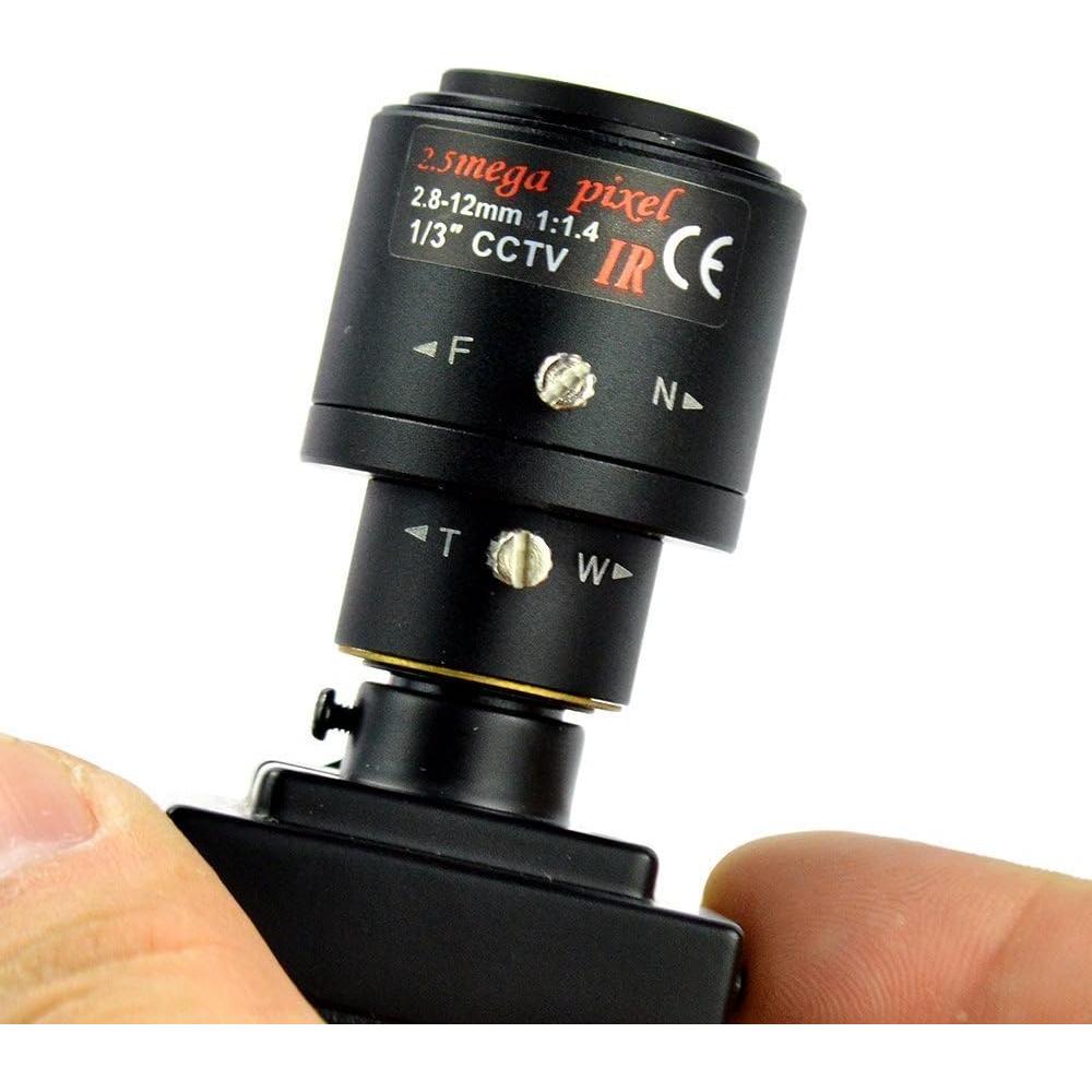 Cámara de Seguridad Mini HD 960H 1000TVL EFFIO CCD 2.8-12mm