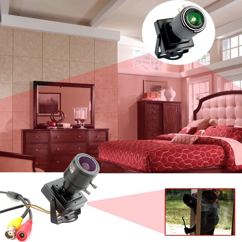 Cámara de Seguridad Mini HD 960H 1000TVL EFFIO CCD 2.8-12mm
