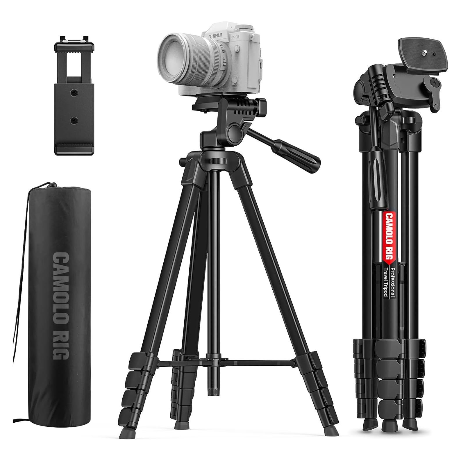 Trípode de Cámara CAMOLO Altura Ajustable 43.2 a 170.8 cm