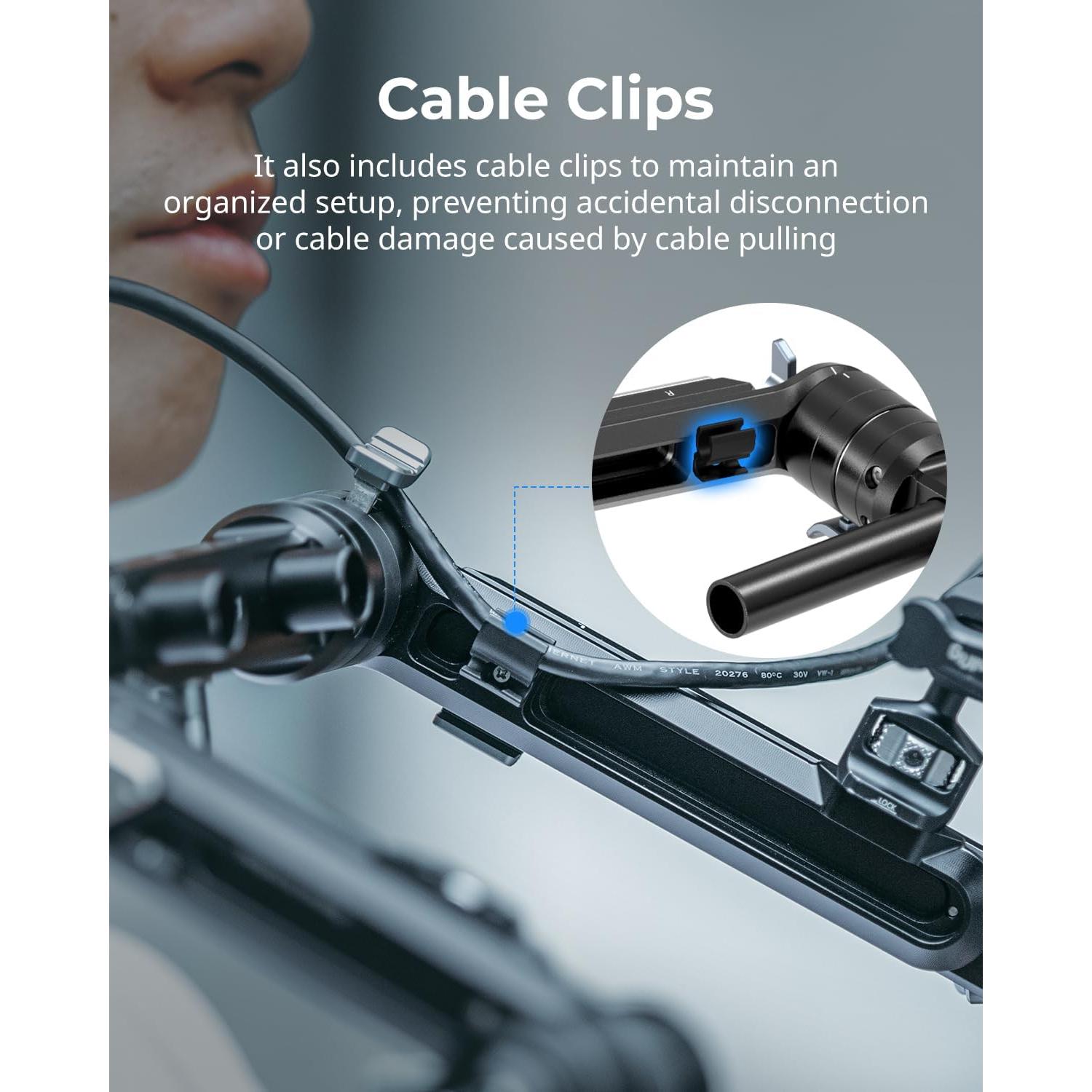 Rig de Hombro SmallRig 5205 con Doble Mango y Varillas 15mm