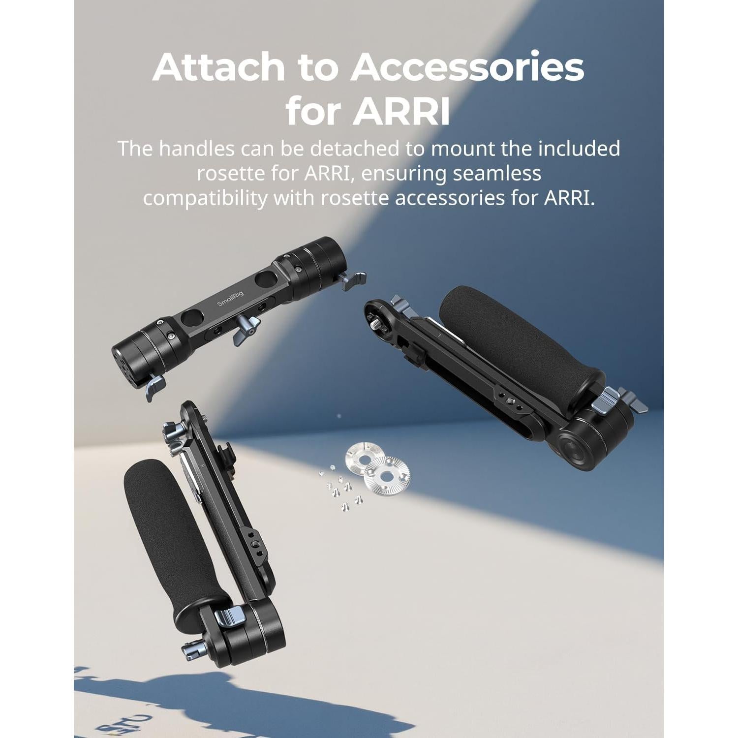 Rig de Hombro SmallRig 5205 con Doble Mango y Varillas 15mm