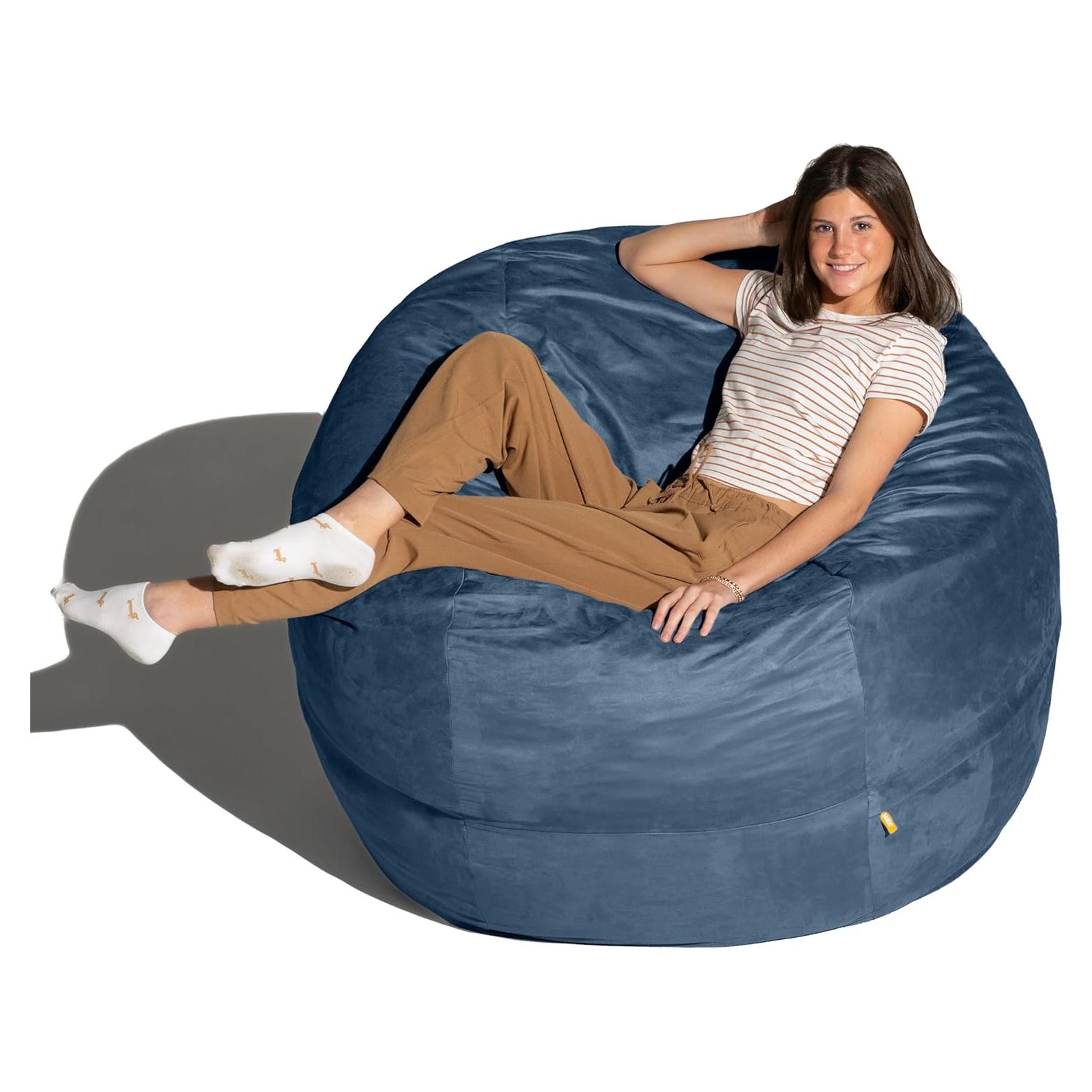 Saco de Frijoles Jaxx 5 Pies Marino con Funda Lavable