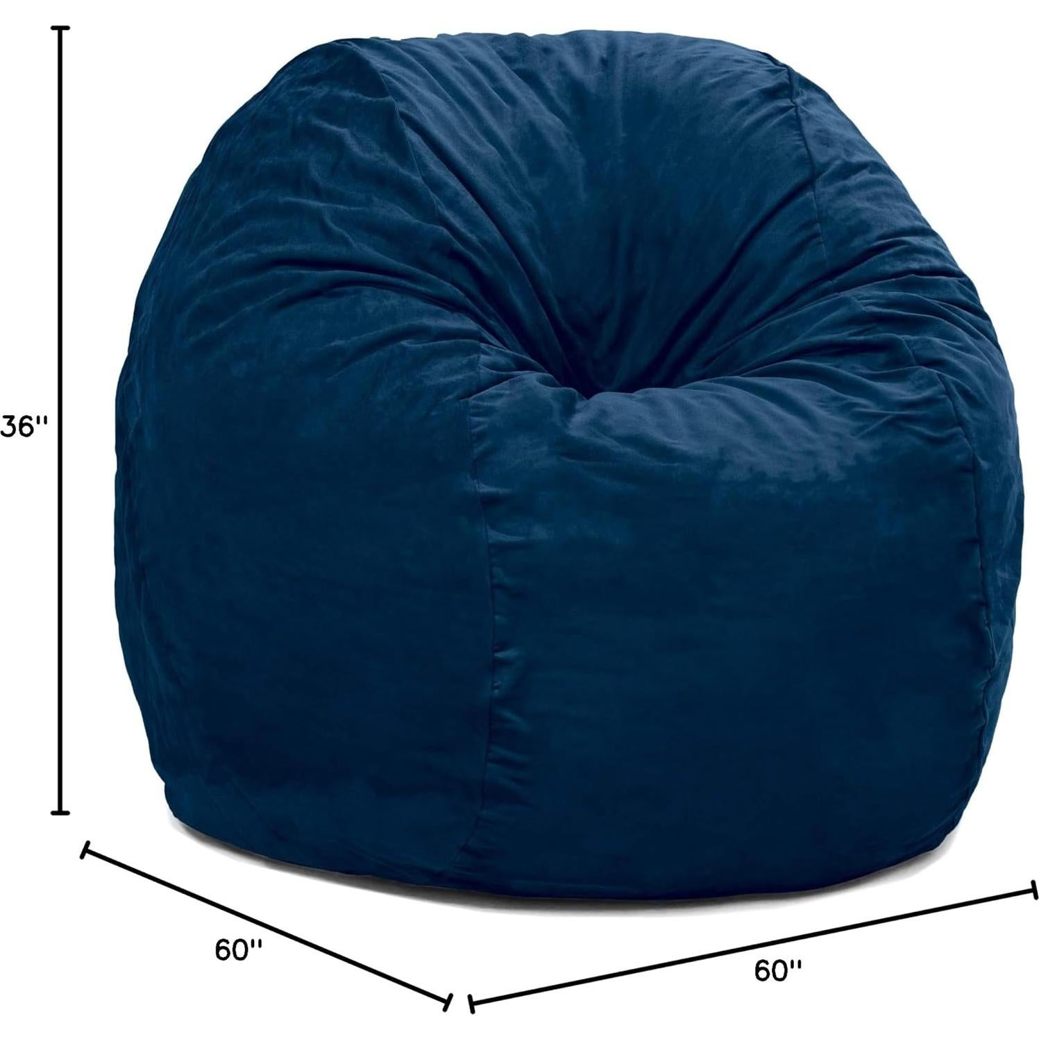 Saco de Frijoles Jaxx 5 Pies Marino con Funda Lavable