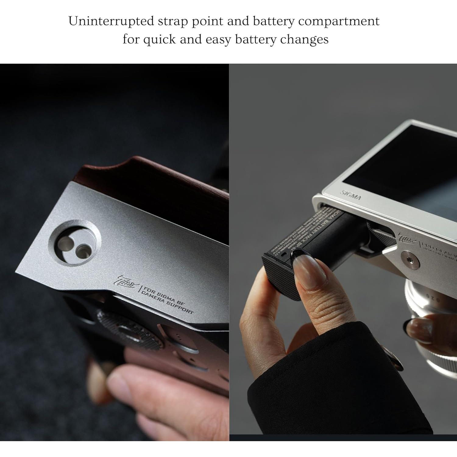 Kit Base de Jaula de Cámara Tilta Sigma BF - Empuñadura Madera