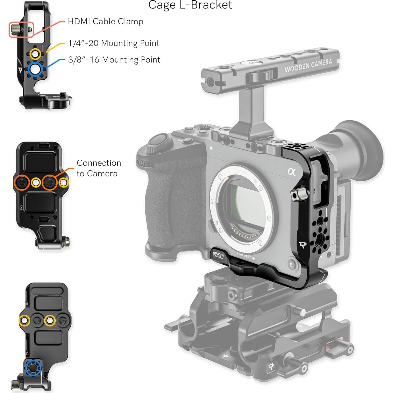 Jaula Modular de Aluminio para Sony FX2 - Ligera y Ergonómica