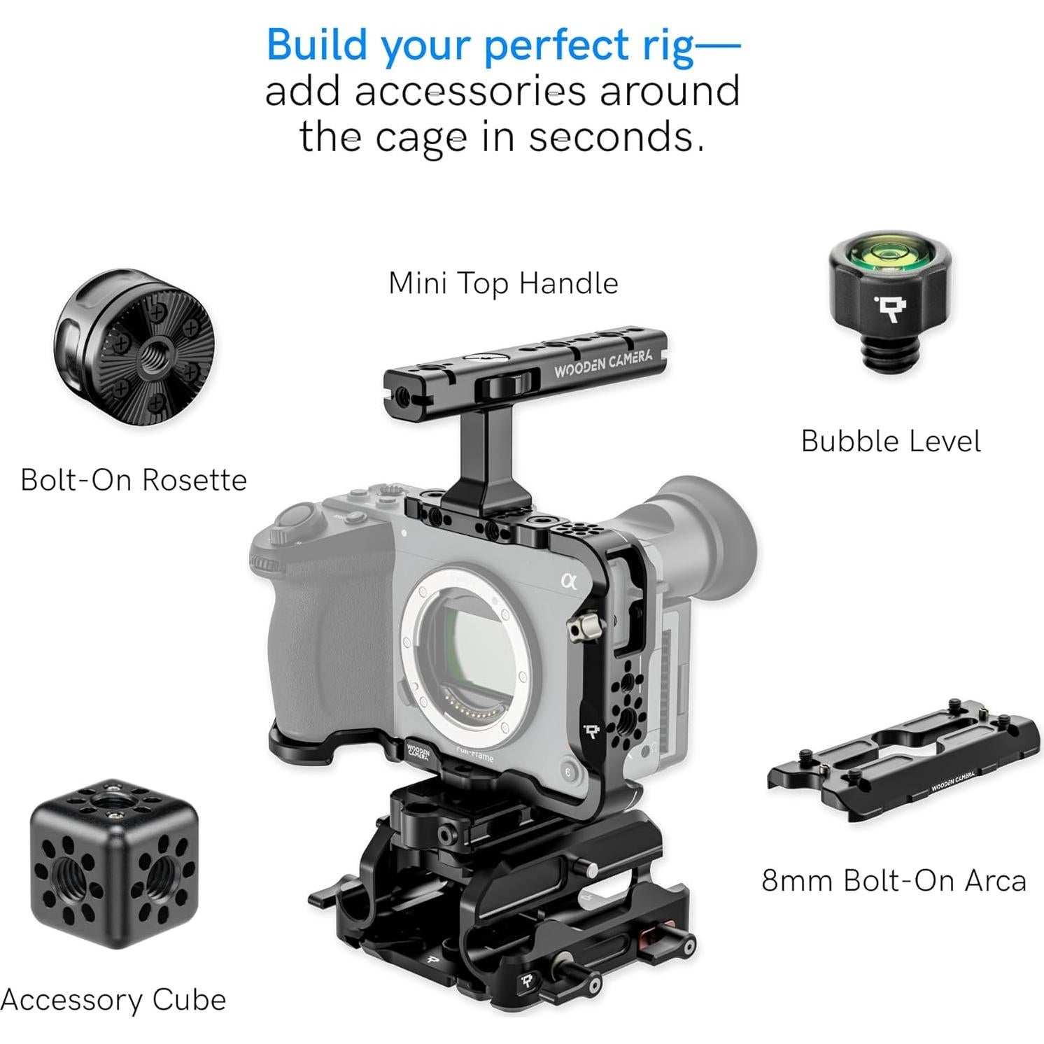 Jaula Modular de Aluminio para Sony FX2 - Ligera y Ergonómica