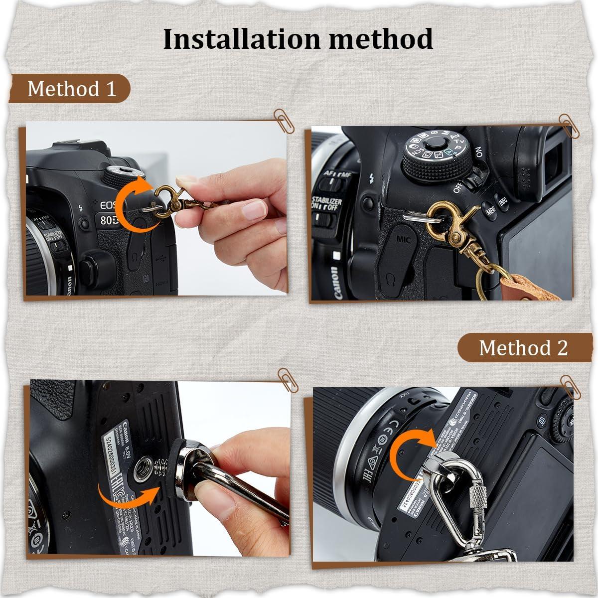 Arnés Doble para Cámara DSLR/SRL Jumyee - Cuero Ajustable