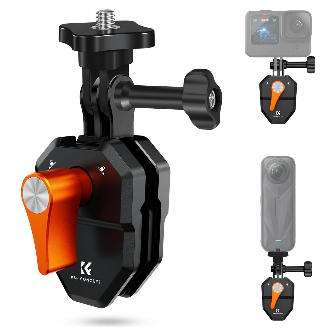 Soporte Clip Parabrisas Motocicleta K&F Concept para GoPro