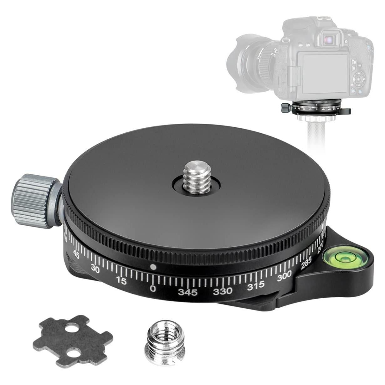 Base de Panning Panorámico Koolehaoda Aluminio Negro 10kg