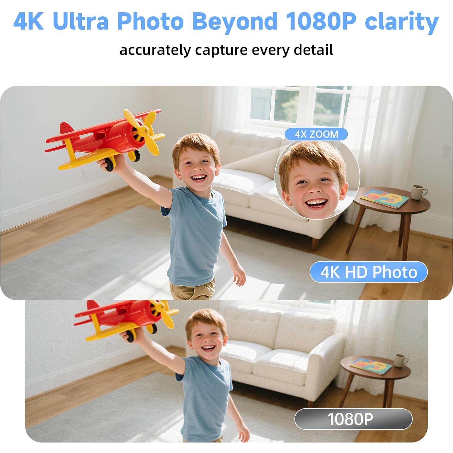 Cámara de Seguridad para Ventanas AXB 4K con Detección de Movimiento