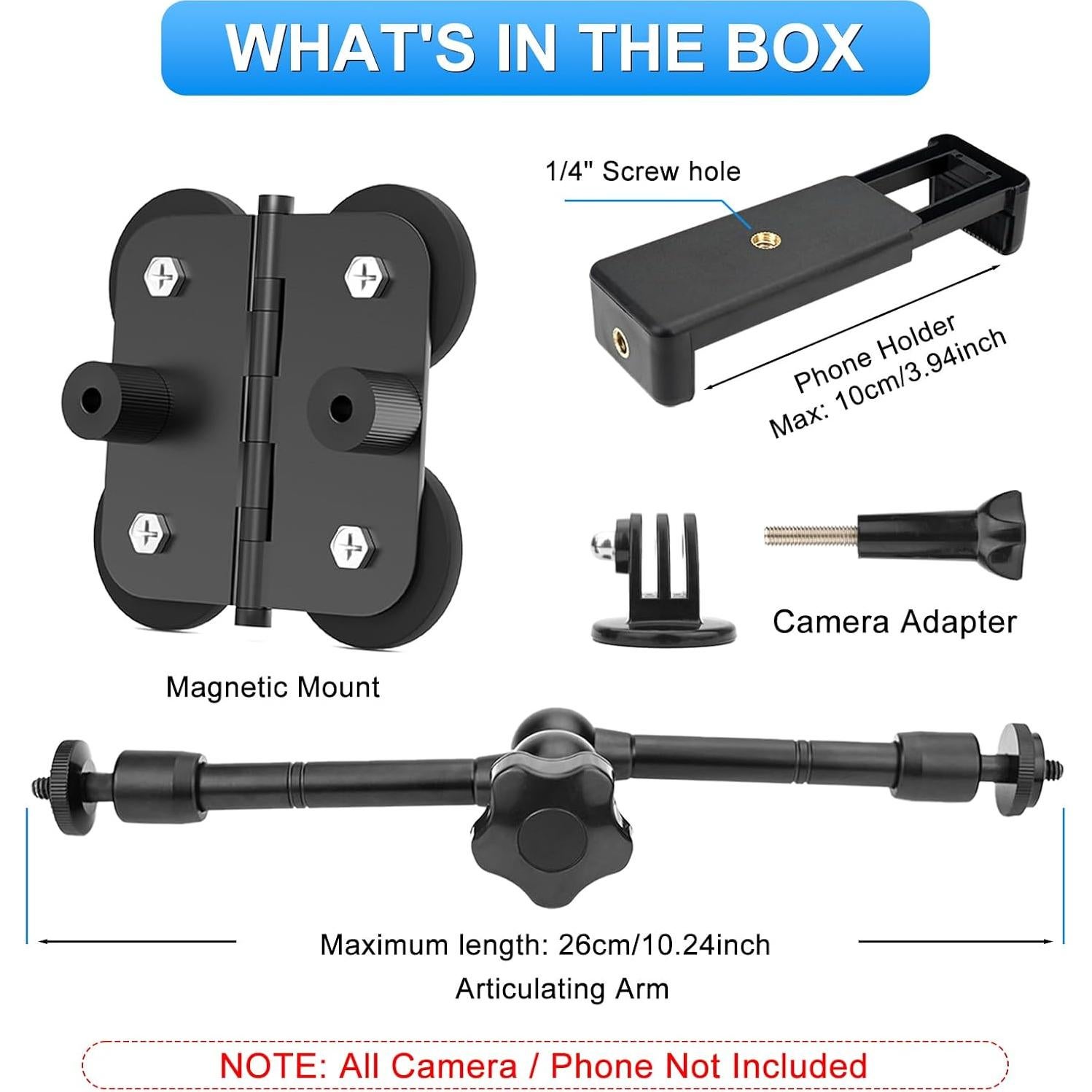 Soporte Magnético para Cámara Annkoifu con Brazo Articulado