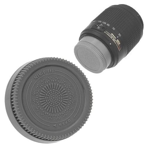 Tapa de lente trasera Fotodiox RC-NKF-GRY para Nikon F
