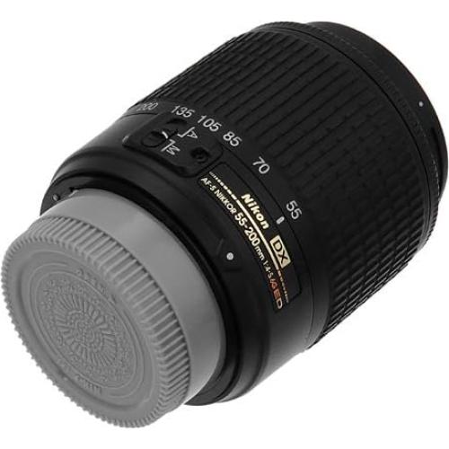 Tapa de lente trasera Fotodiox RC-NKF-GRY para Nikon F