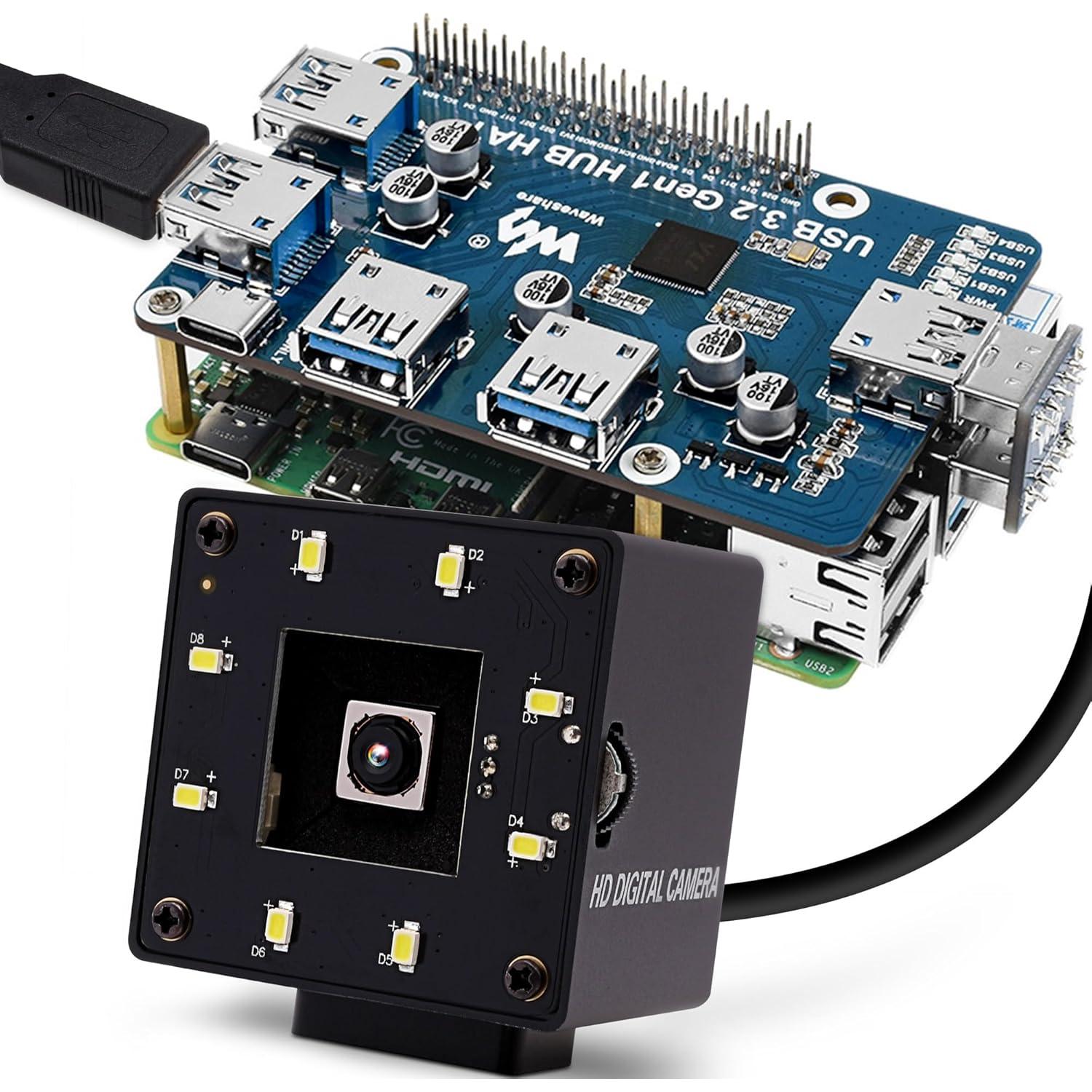 Cámara USB 16MP IFWATER Autofocus 68° Ultra HD Plug&Play