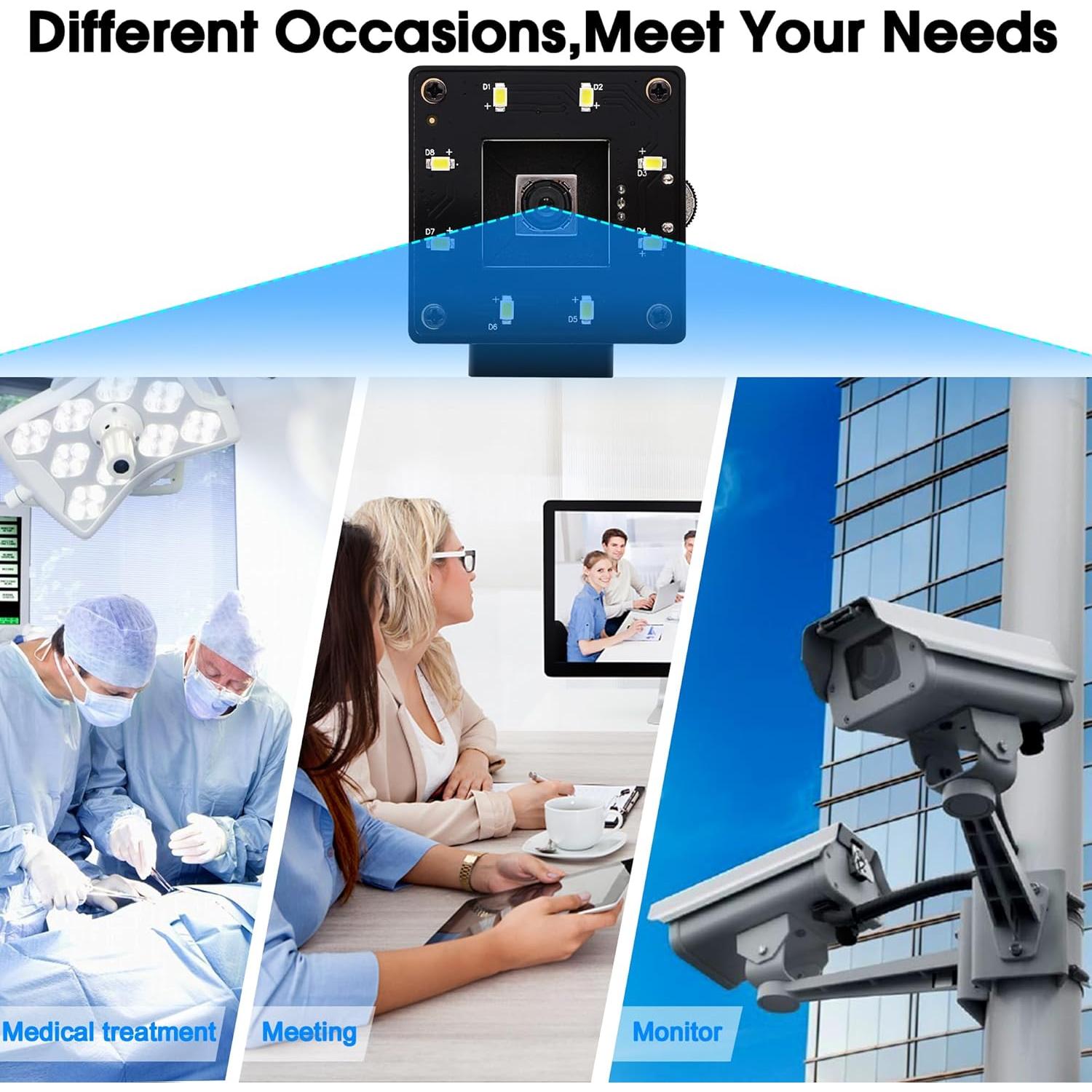 Cámara USB 16MP IFWATER Autofocus 68° Ultra HD Plug&Play