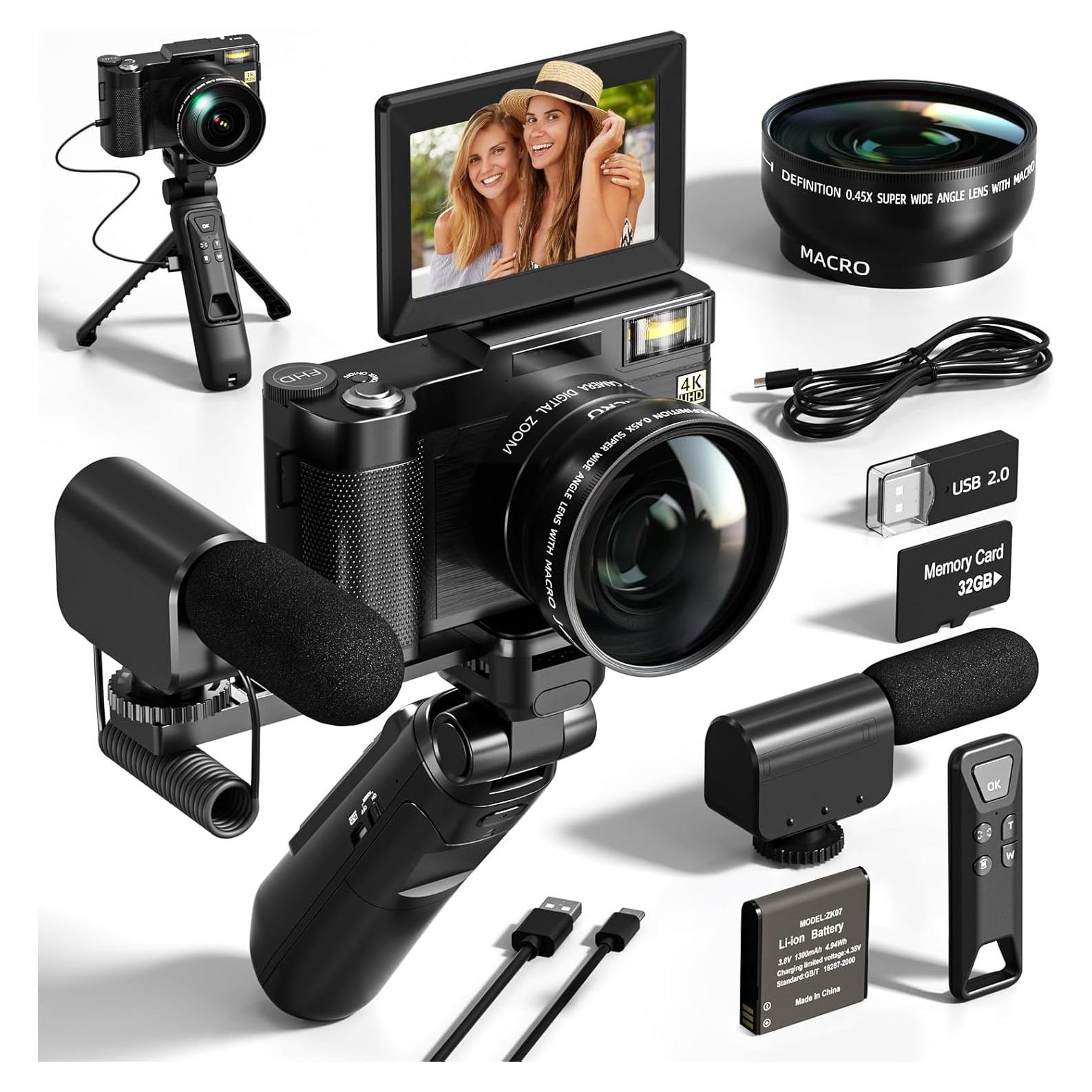 Cámara Digital 4K NBDDIGITAL MC-NBD-V01-2505 48MP Negro