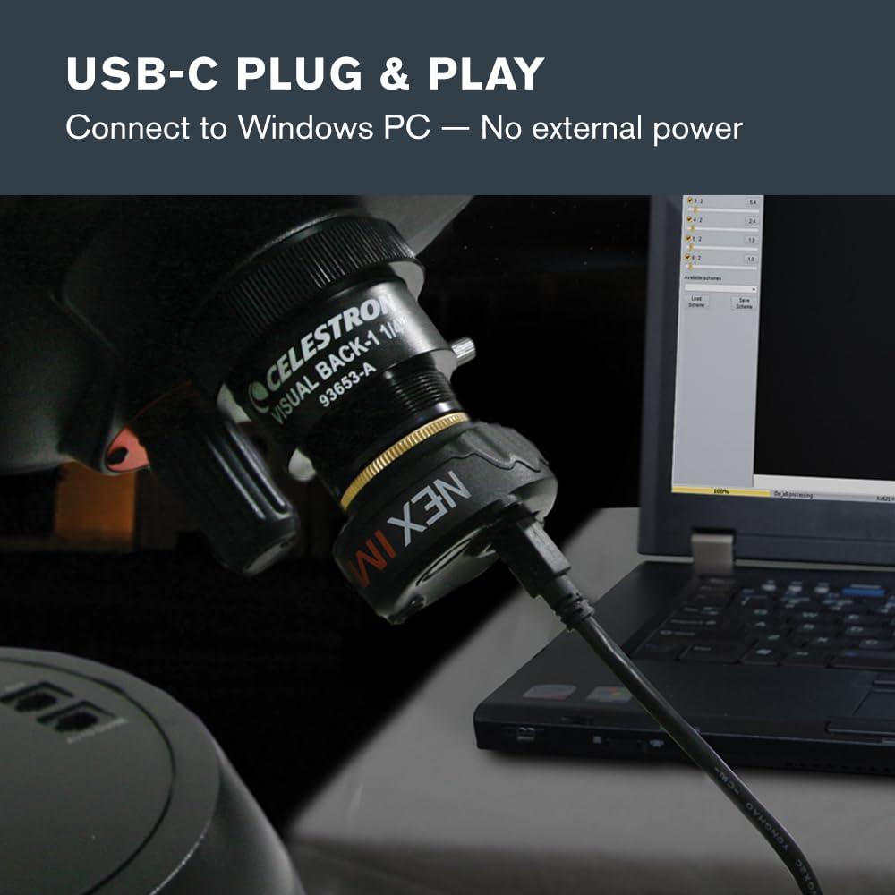 Cámara Planetaria Celestron NexImage 20 - 20MP CMOS para Astrofotografía