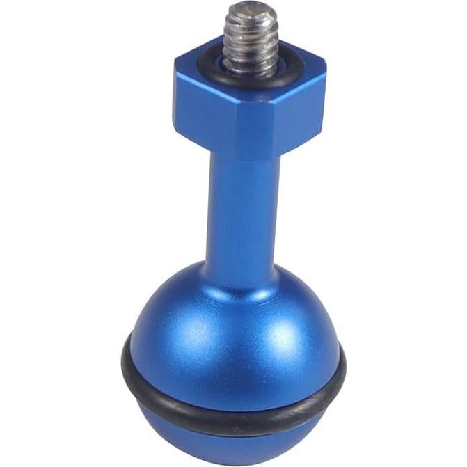 Soporte de Cabeza de Bola Yornimir para Cámara Submarina - Aluminio Azul