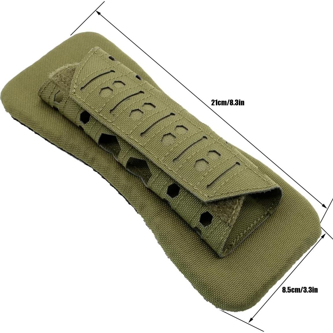 Almohadilla de Hombro Táctica Zamudam Nylon Verde 22x6.5cm