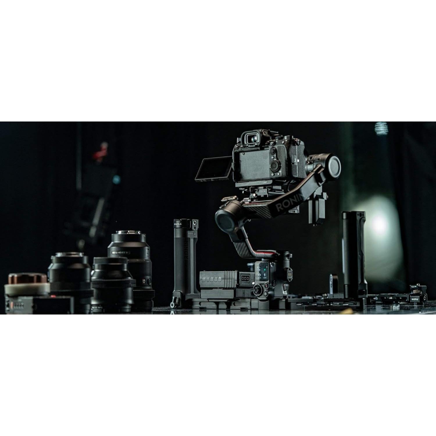 Soporte de Alimentación Doble Mango Tilta TGA-DHB para DJI RS2