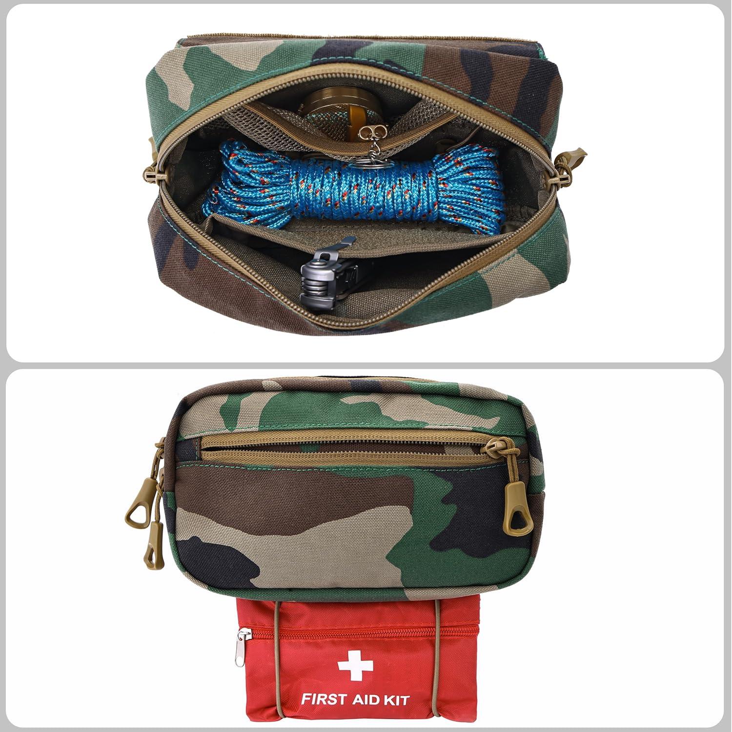 Chaleco Táctico MOZETO Nylon Cordura 1000D Bosque 5 Bolsillos